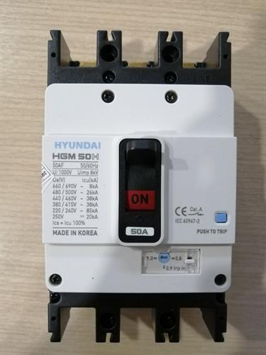 MCCB HYUNDAI 3P 16A 38kA ( HGM50H-F )